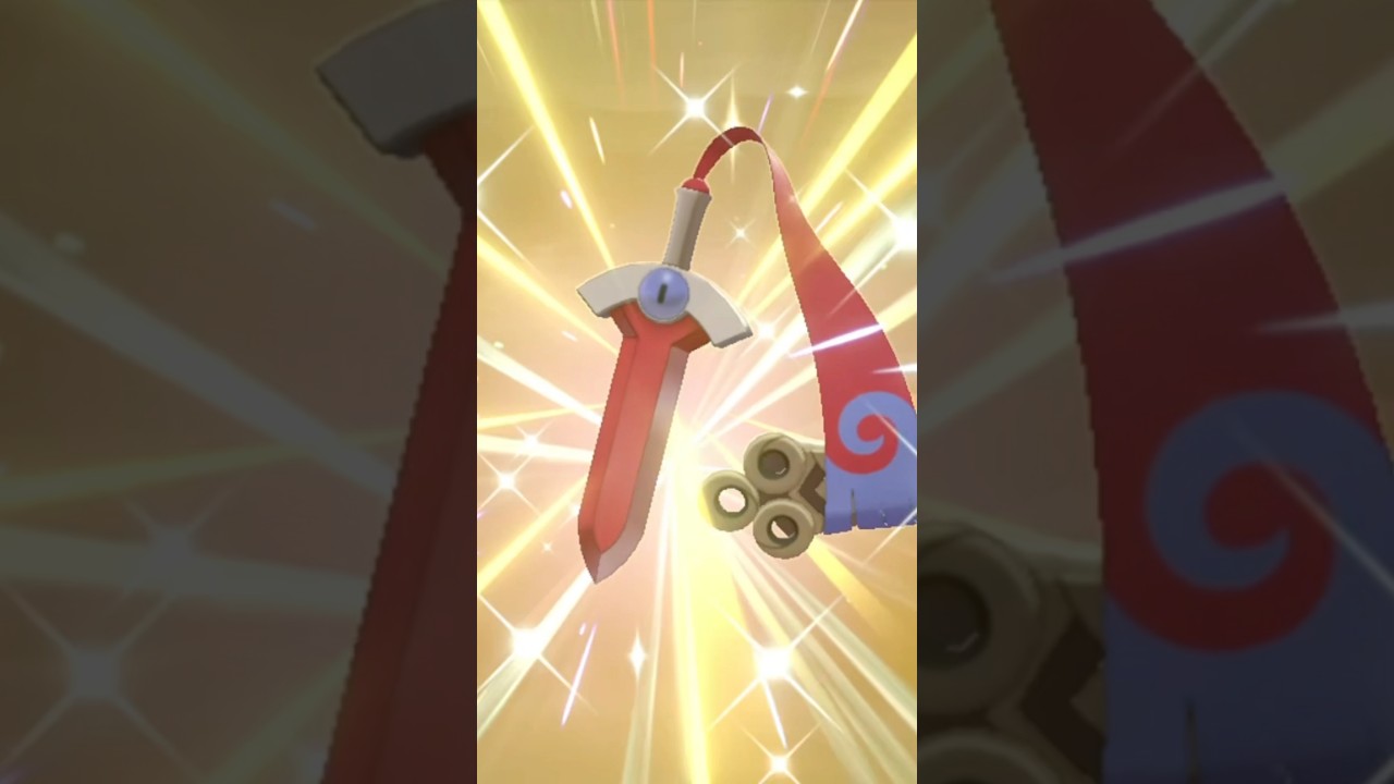 Shiny Honedge in Pokemon Sword! #shinypokemon #pokemonswordshield #youtubeshorts