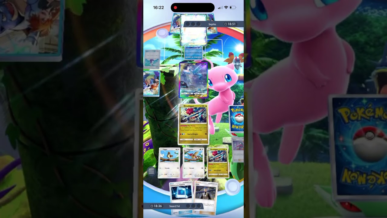 🪽💥 ¡PIDGEOT REGRESA CON SU CICLÓN FRAGMENTADO! 💥🪽 | POKÉMON TCG POCKET | Sean17nl