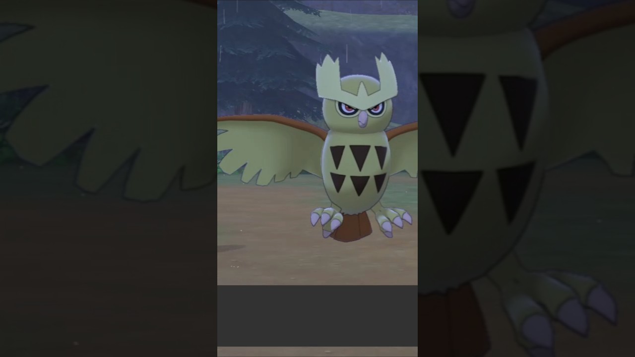 Shiny Noctowl Pokémon Shield DA's #pokemonswordandshield ##dynamaxadventures #shinypokemon