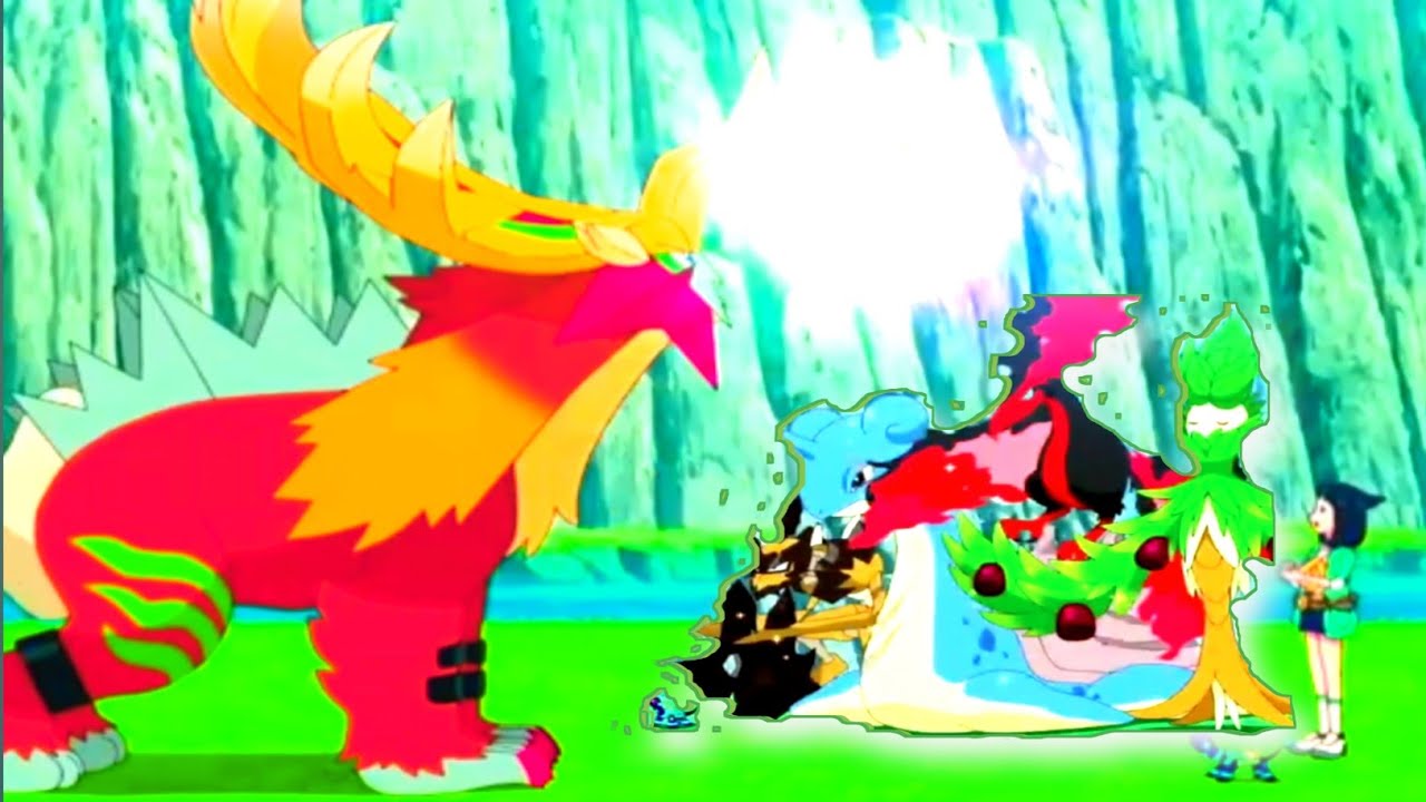 Pokemon Horizons Episode 81 AMV-Liko VS Gouging Fire / Entei - Liko Catches Gouging Fire ||#pokemon