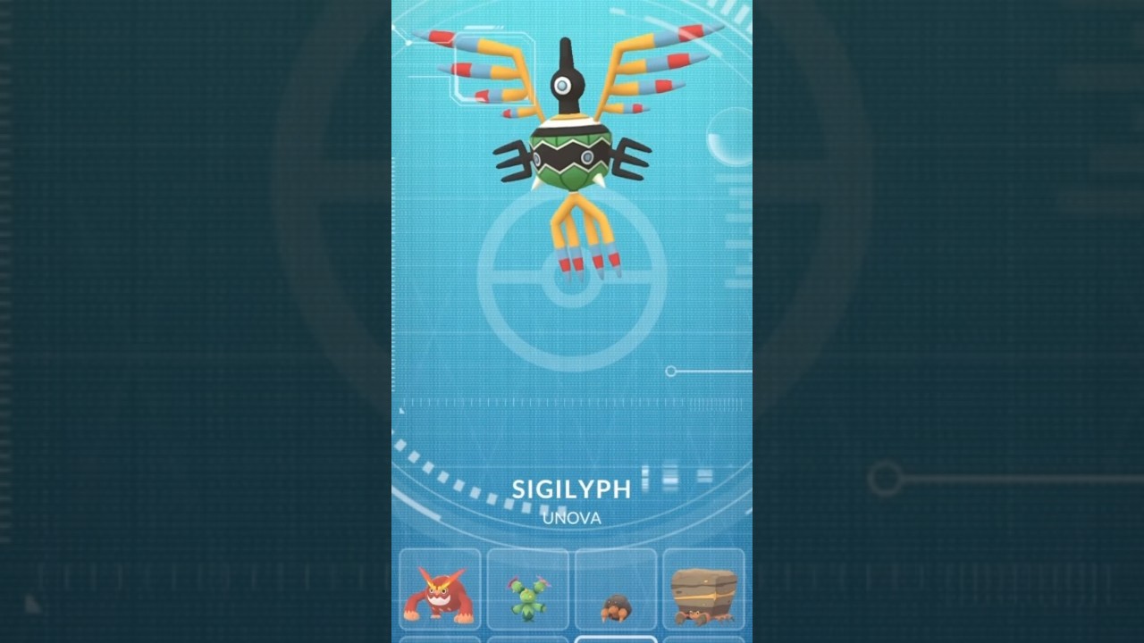 The Rarest Regional Is No Longer Rare! (Sigilyph) #pokemon #pokemongo #pokémon #shorts