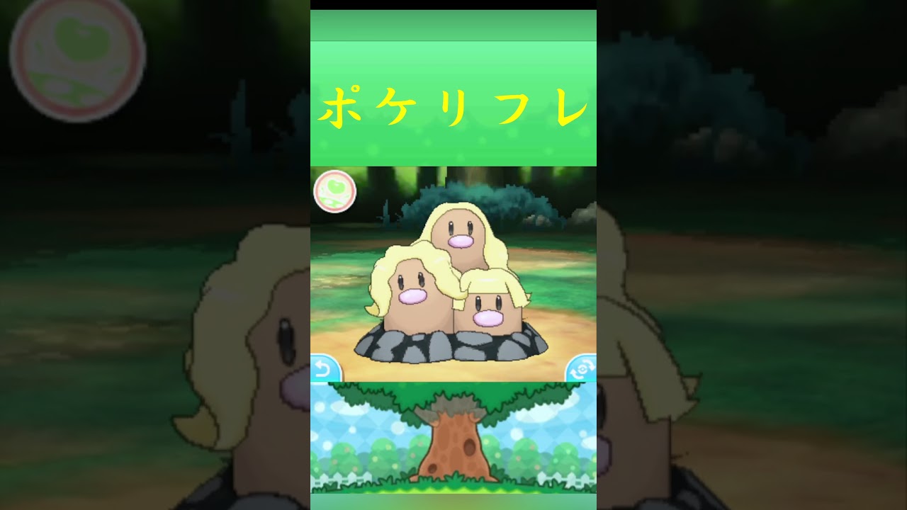 ポケモン ダグトリオ(アローラのすがた ポケリフレ ポケパルレ #ポケモン #Pokemon  #3DS #ポケモン技 #ポケモンsv #ポケモン  #キャンプ #カレー #サンドイッチ #ピクニック