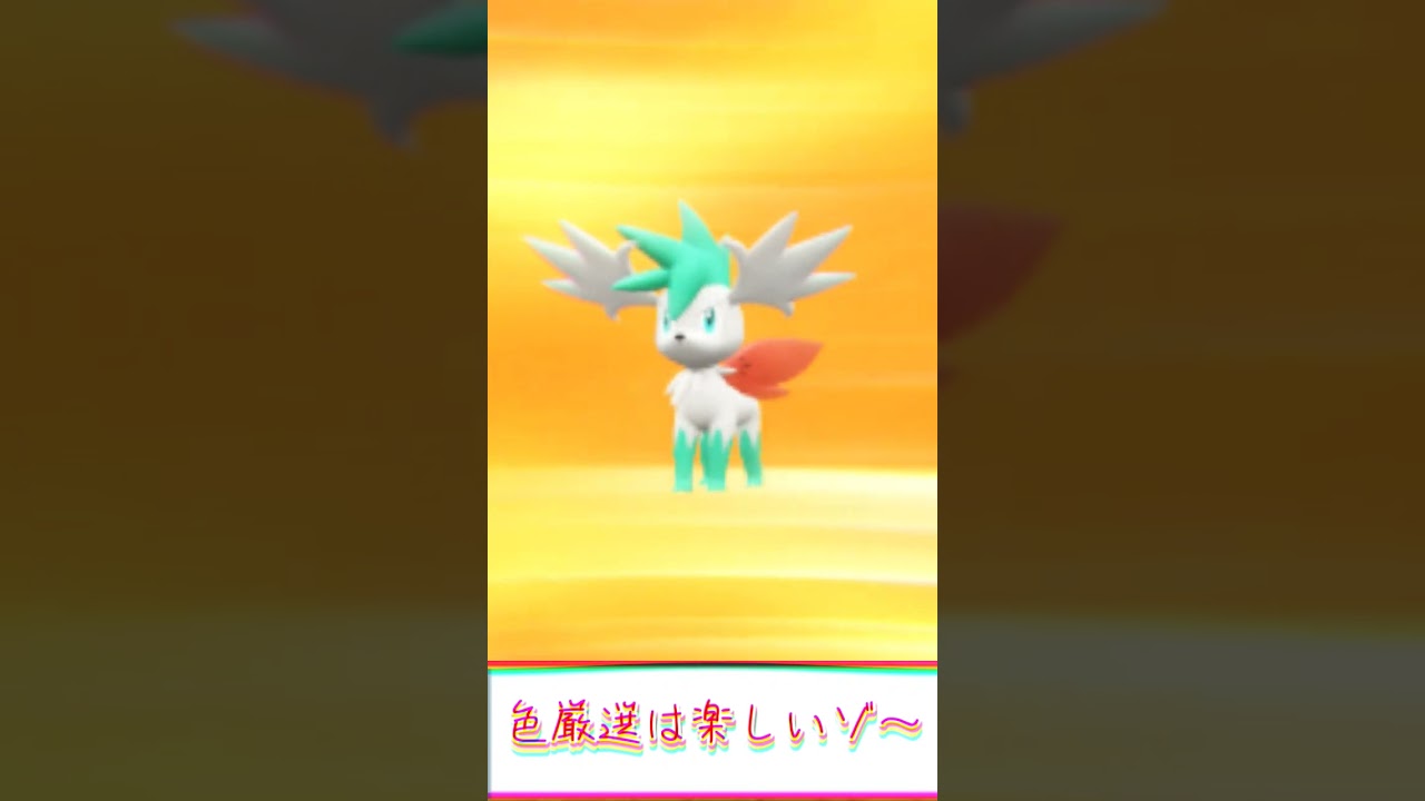 『ポケモンbdsp』シェイミ2匹とギラティナ色厳選　＃ポケモン　＃色違い　＃シェイミ　＃ギラティナ