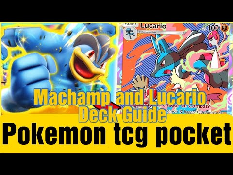 POKEMON TCG POCKET Machamp and Lucario Deck Guide
