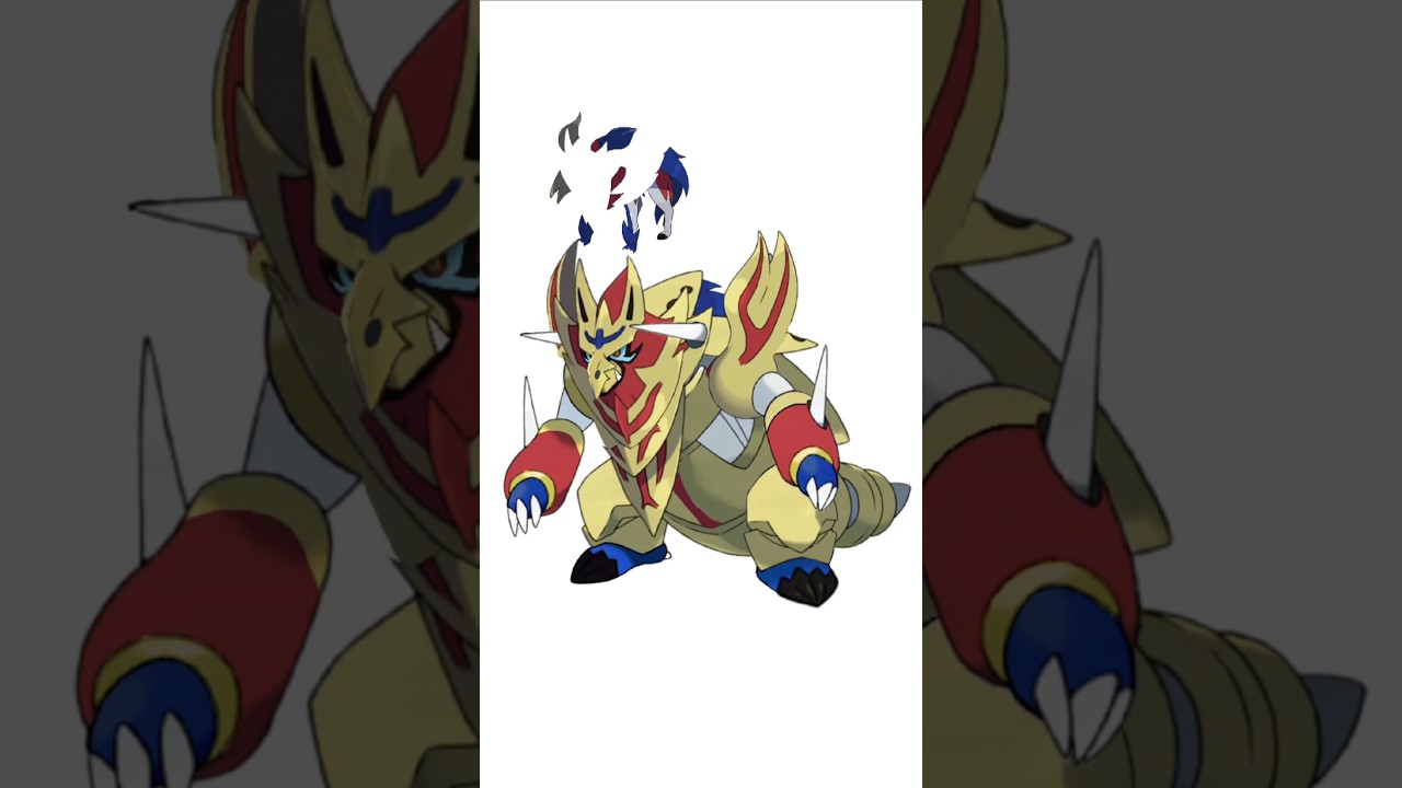 メガボスゴドラ＋ザマゼンタ合成。　#ポケモンフュージョン #改造ポケモン  #伝説のポケモン #最強ポケモン #pokemon