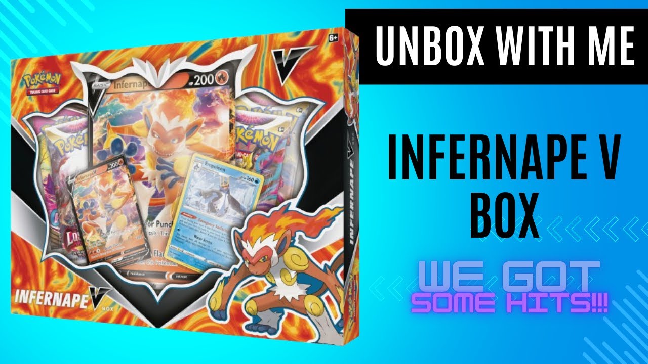 Unbox With Me: INFERNAPE V BOX!!! We got some hits!!! (Pack opening)