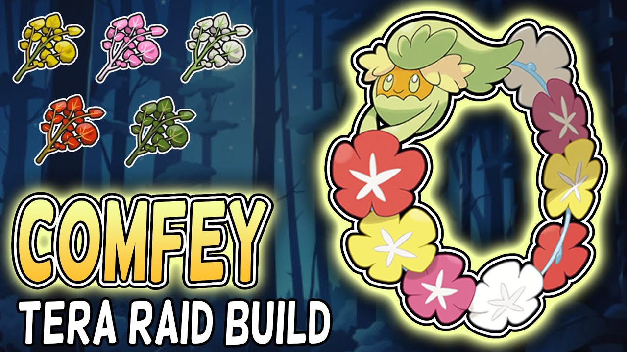BEST Comfey (attacking) Build For Raids In Pokemon Scarlet And Violet