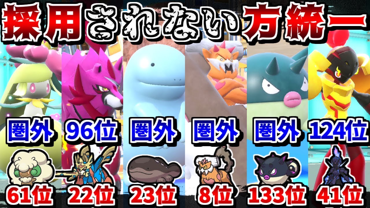 "対や同種族の採用率低い方"統一でも、独自の強みを活かせば最強説 -ヘイラッシャに勝てる〇〇型ザマゼンタ-【ポケモンSV】【ゆっくり実況】