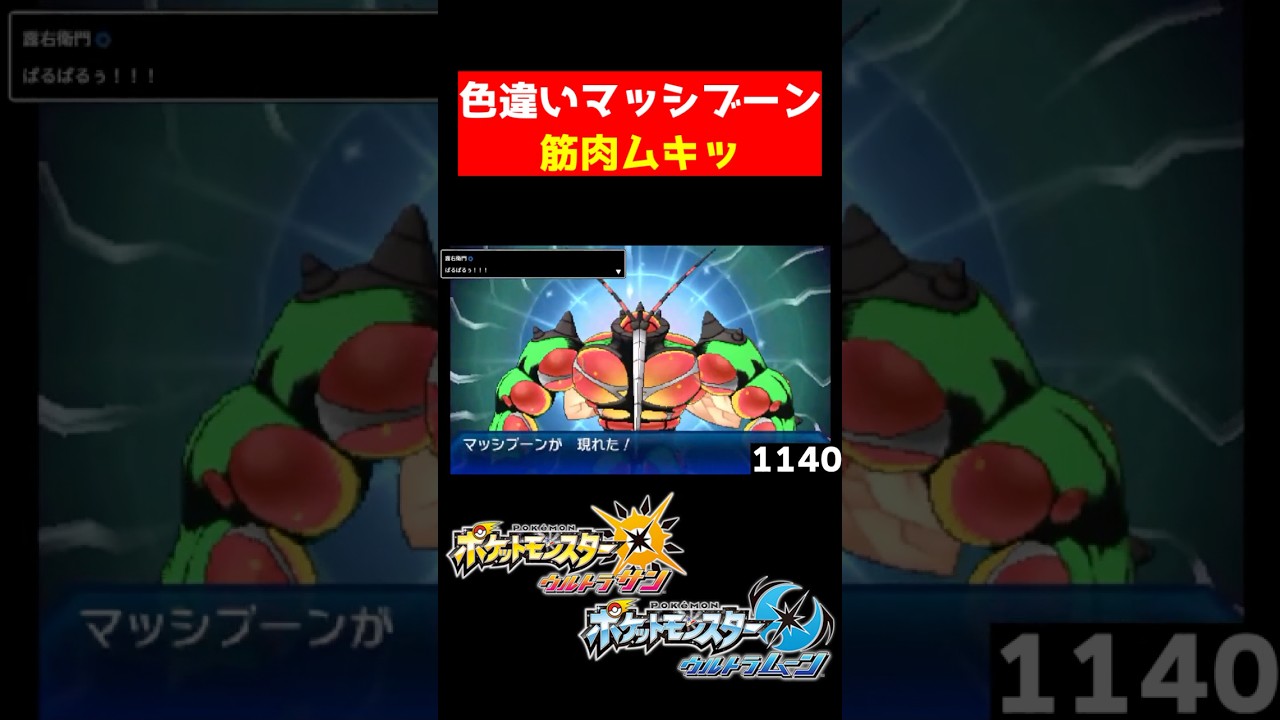 色違いマッシブーンは人気だよね！？【ポケモンUSUM】