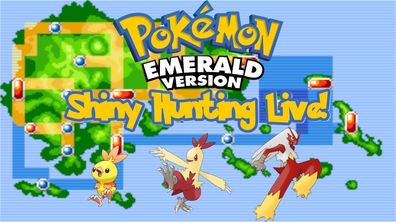 Shiny Hunting Torchic/Combusken/Blaziken In Pokemon Emerald Day 53 (No Commentary)