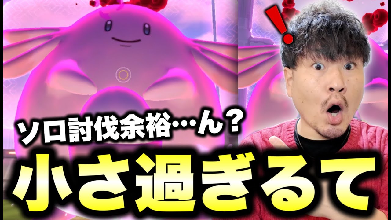 必見！史上最強をフライングゲット！？ダイマックスラッキーはソロ余裕!!