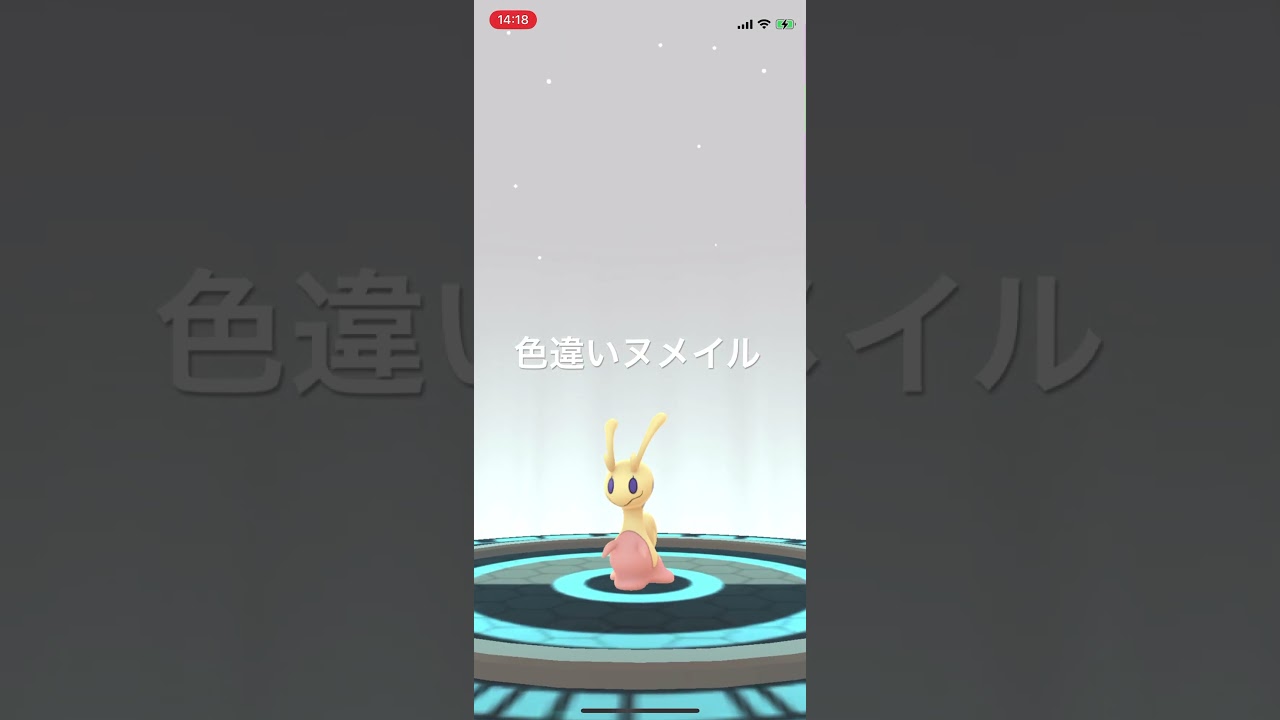 ポケモンGO 色違いヌメラを色違いヌメイルへ進化！ #pokémon #ポケモン