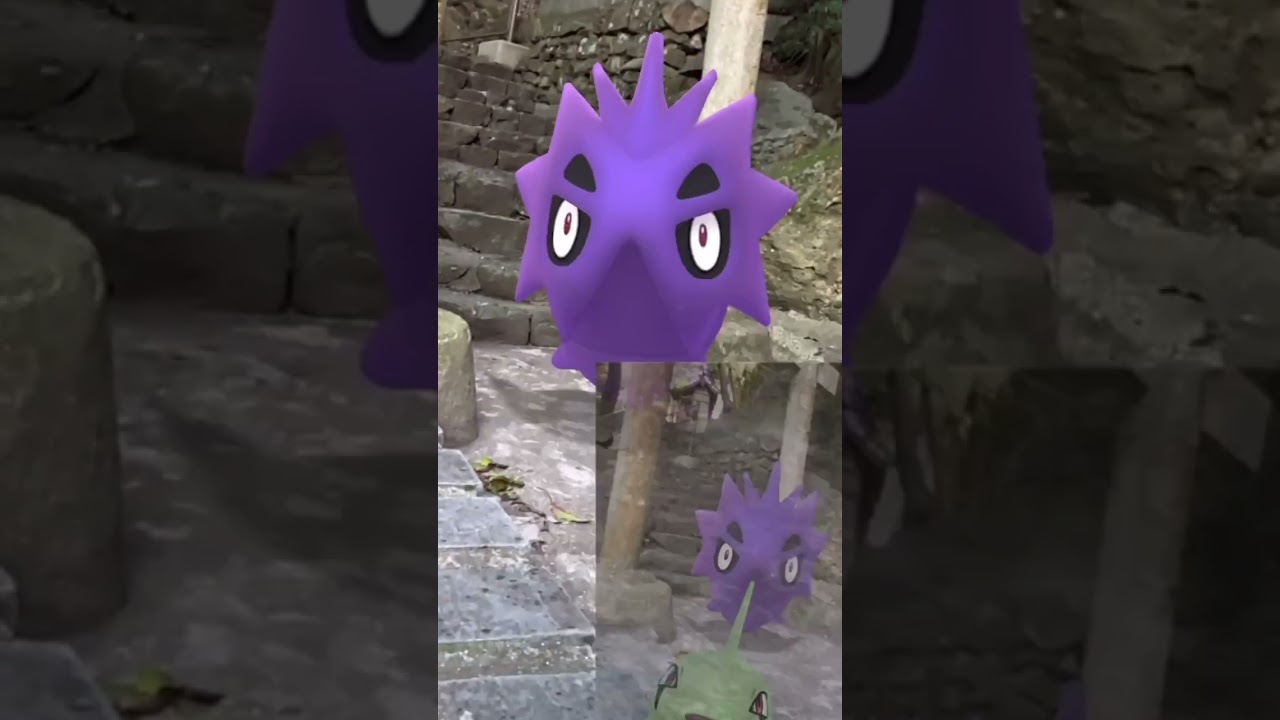 ヨーギラス｜Larvitar｜サナギラス｜Pupitar｜バンギラス｜Tyranita｜ShinyPokémon｜GOphotobomb【ポケモンGO】PoKeMoN GO AR｜#Shorts