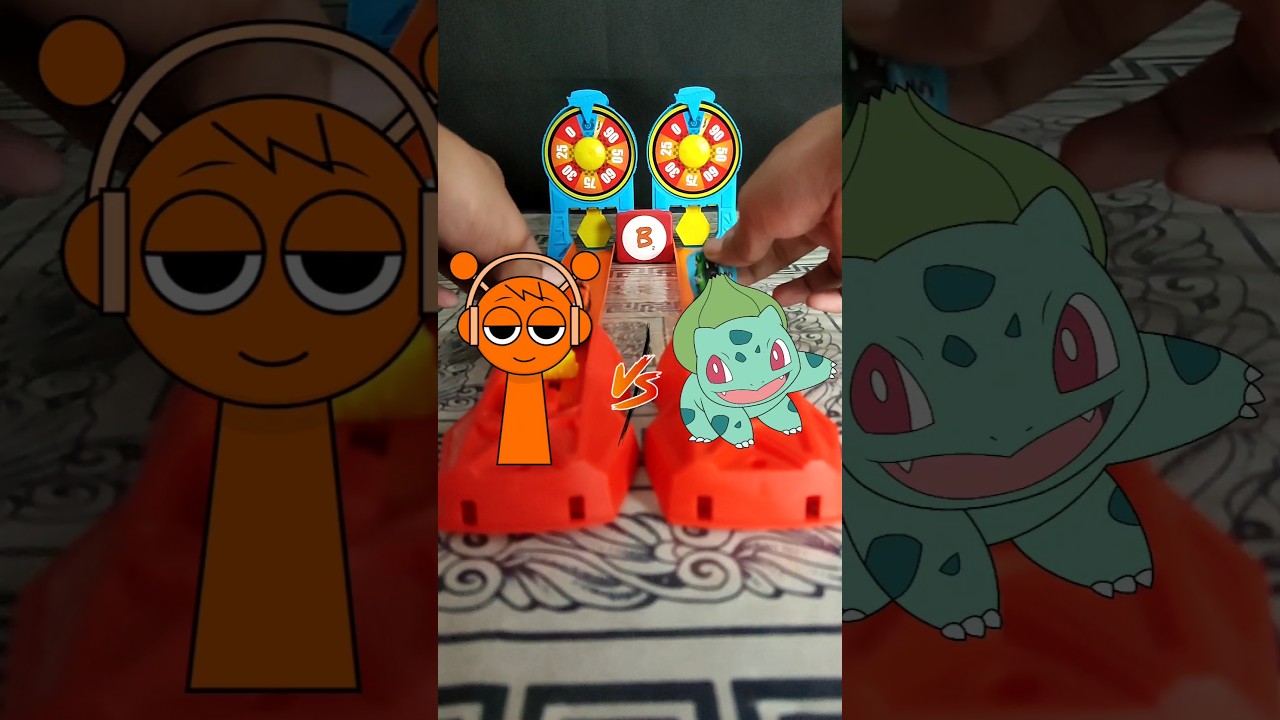 ホットウィール 🏁 オレン・スプンキ VS フシギダネポケモン / Hot Wheels ASMR 🏁 Oren Sprunki VS Bulbasaur Pokémon
