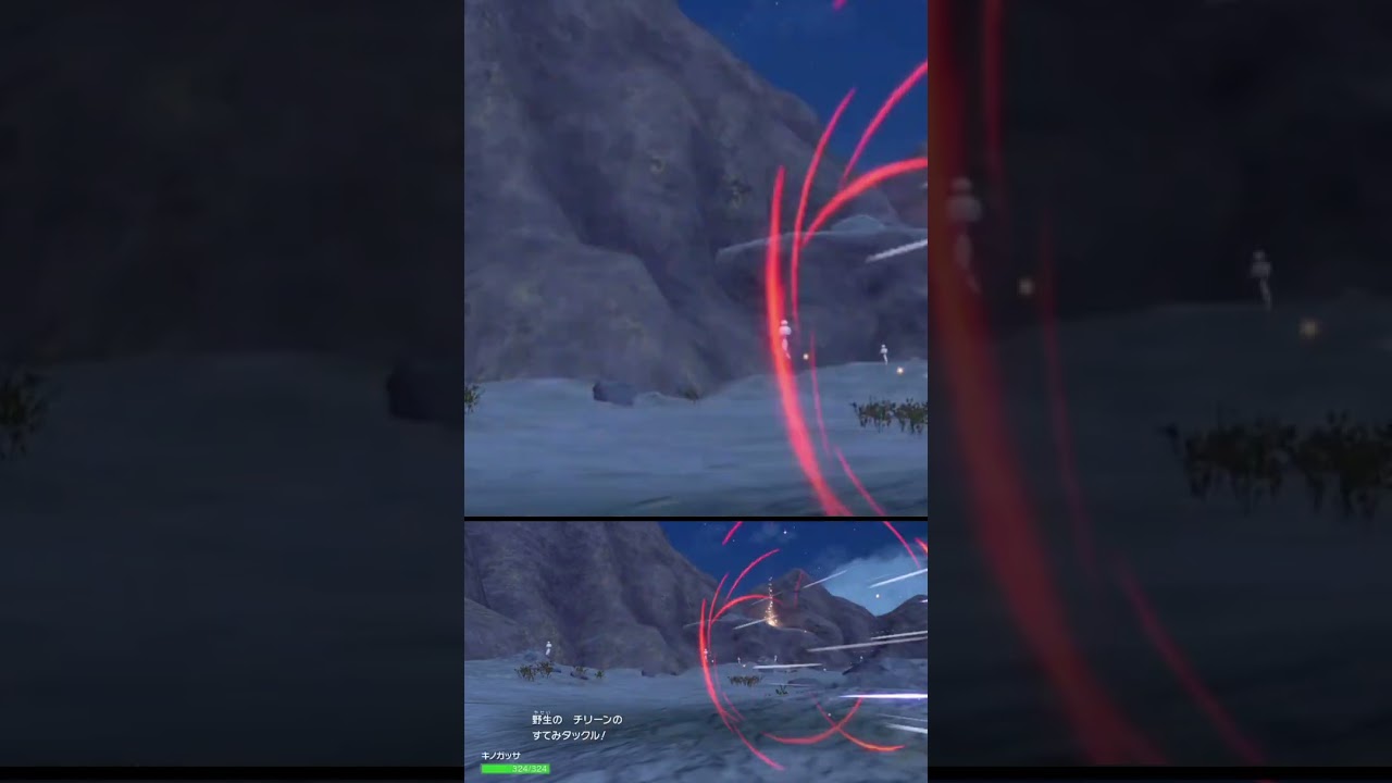 色違い チリーン が意外とアグレッシブでしたとさ #shorts #ポケモンsv #碧の仮面 #碧の円盤