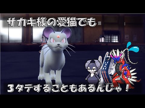 サカキ様の愛猫ペルシアンはさすがのご活躍いただけました！！【ポケモンSV対戦環境】