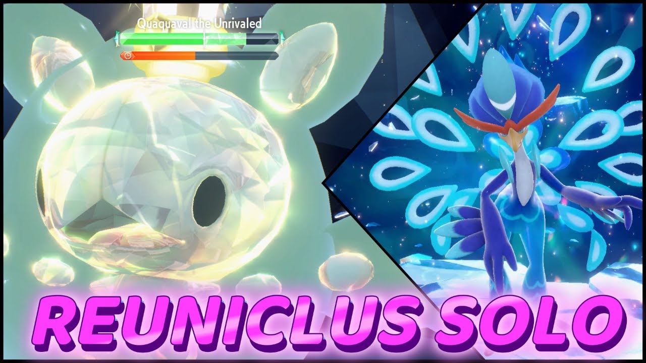 Amazing REUNICLUS Build To SOLO 7 Star Quaquaval Tera Raid Event