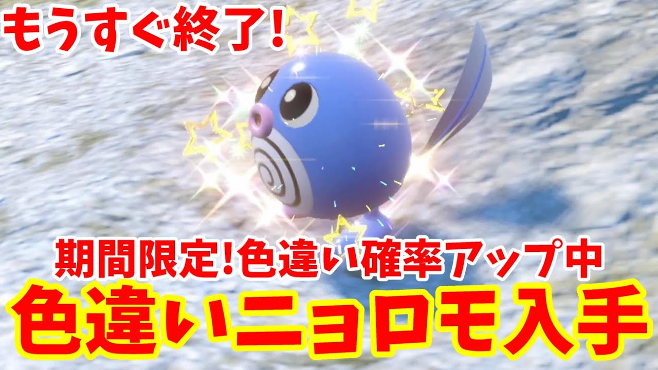 【ポケモンSV】難しすぎ！色違いニョロモを探そう！おすすめ厳選方法まとめ【ポケモンスカーレットバイオレット・ゼロの秘宝】