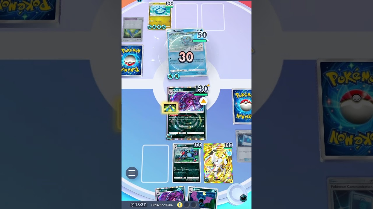 Poison and non attack damage this Crobat arceus deck is mean ! #pokemontcgpocket