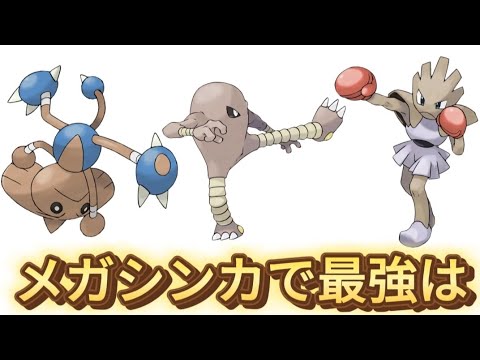 【ポケモン】「かくとう3兄弟」メガシンカで最強は【ポケモン解説員】