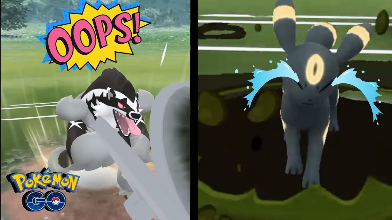 OBSTAGOON 1500 beats Umbreon 1492 | Pokemon GO Battle League | 【スーパーリーグ】タチフサグマ【ポケモンGO】