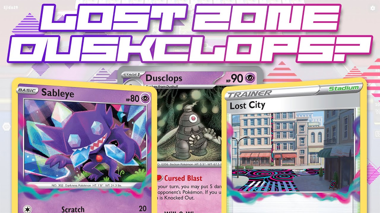 🌌PTCGL | Duskclops in Lost Box? get 10 in the Lost Zone turn 2!