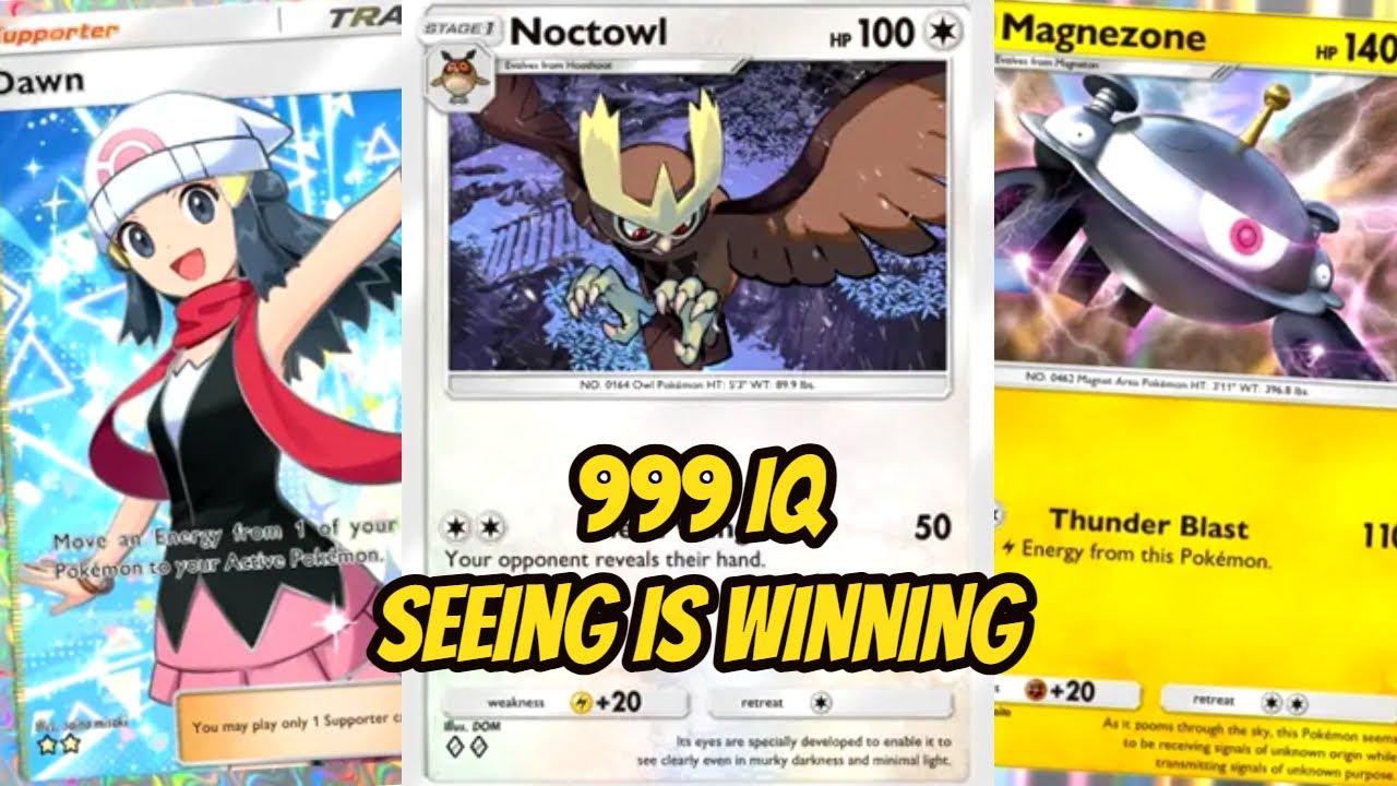 Noctowl Skill Allow You To See Your Opponent's Hand To Easily Outplay Them In Pokemon TCG Pocket