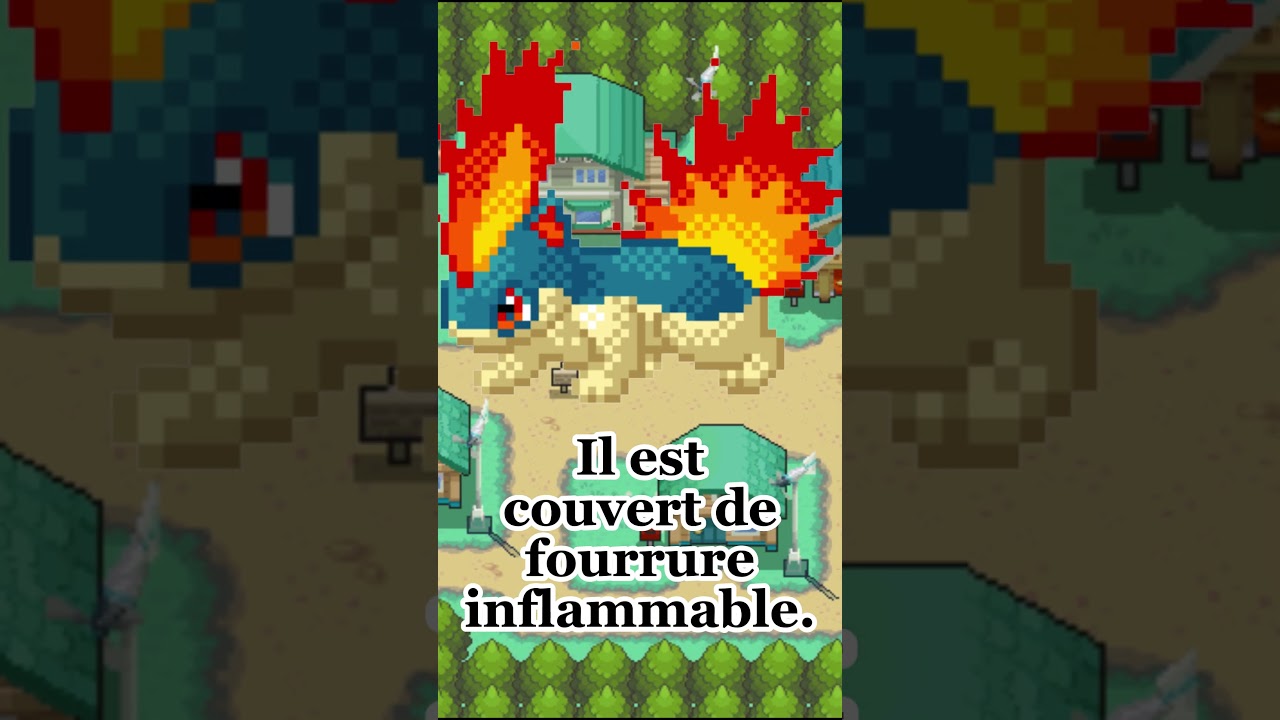 #193 Feurisson à la fourrure inflammable #feurisson #pokémon #johto #storytelling #jeuxvidéo #flamme