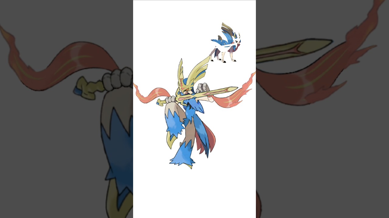 メガバシャーモ＋ザシアン合成。演舞剣術　#ポケモンフュージョン #改造ポケモン  #伝説のポケモン #最強ポケモン #pokemon