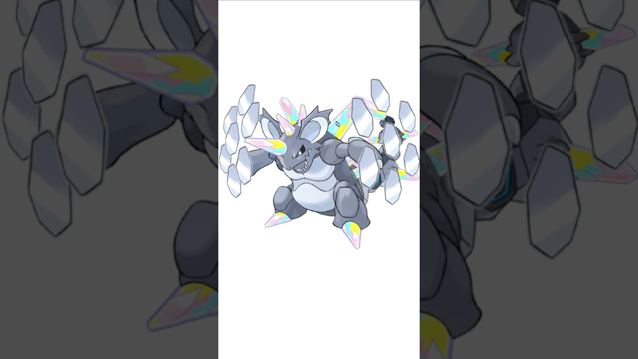 ニドキング＋メガハガネール合成。バリア展開怪獣　#ポケモンフュージョン #改造ポケモン  #伝説のポケモン #最強ポケモン #pokemon