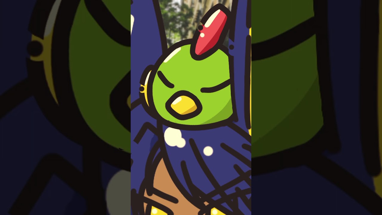 【手描き】ネイティと僕【ハリセンボン】 #shorts #ポケモン #ネイティ #ポケモンのいる生活 #ポケモンと生活 #pokemon