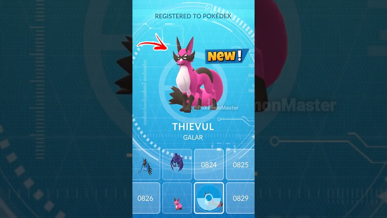 Got new debut Nickit & Thievul in Pokemon GO.