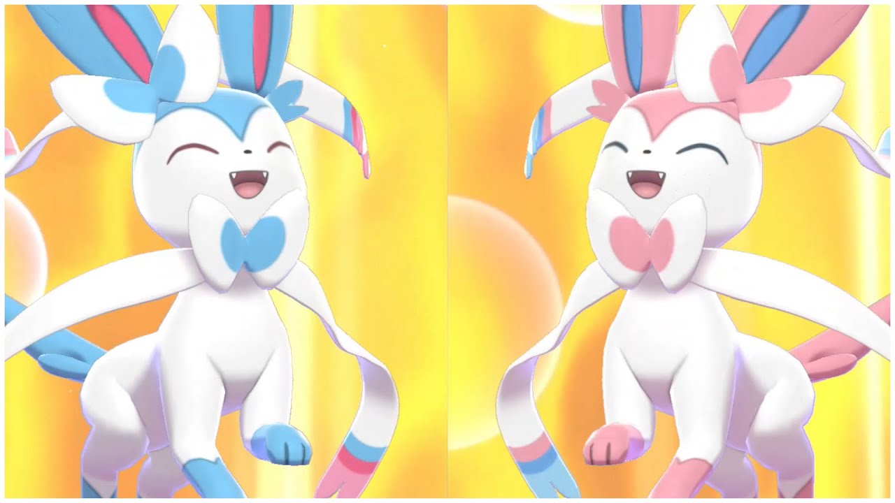 【ポケモンソード・シールド】色違いニンフィアかわいいシーン集【 Sylveon】【Cute Moments】【Shiny】
