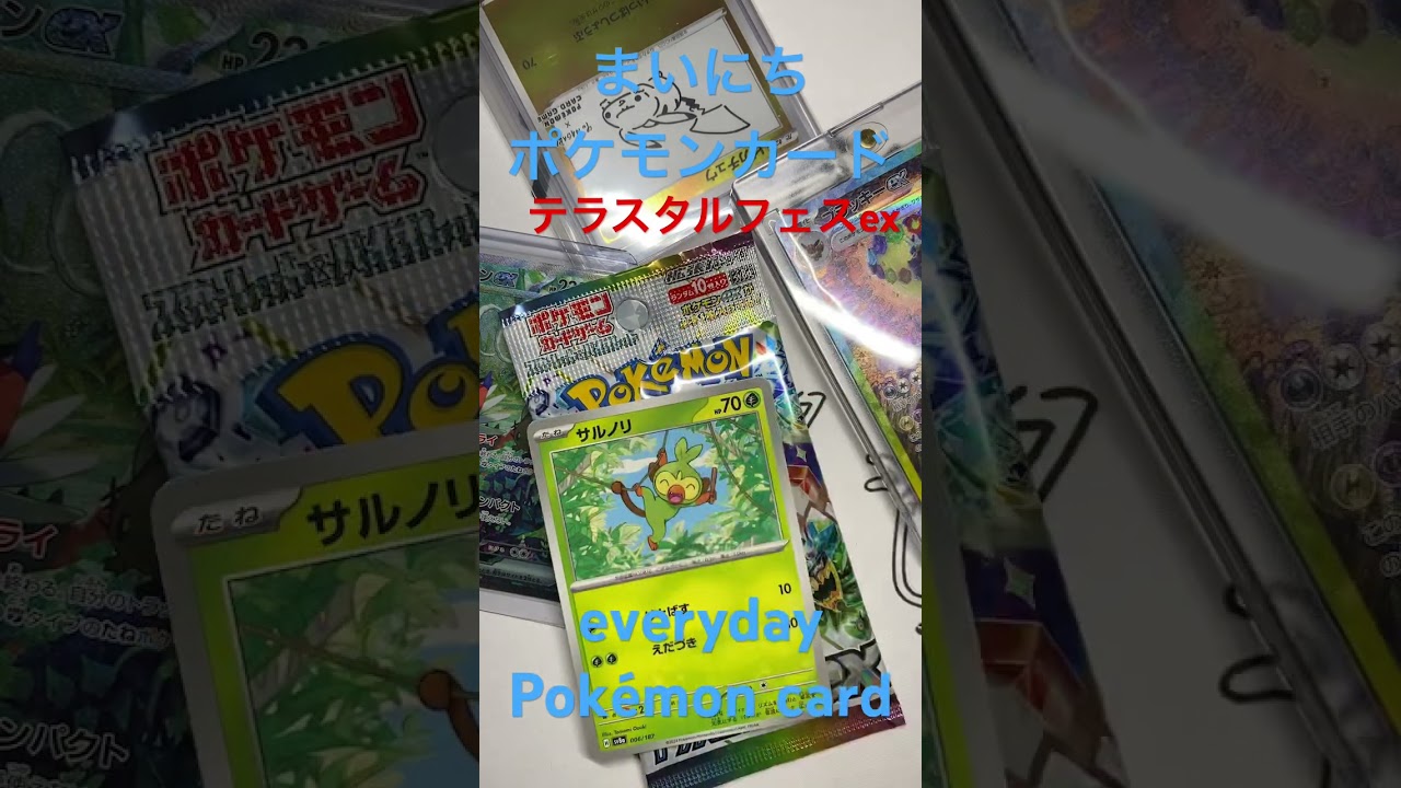 テラスタルフェスexポケモンカード毎日開封動画ブラッキーex sar きんぐかずと　@kingkazuto  Pokémon cards ポケポケ