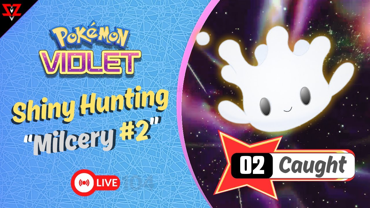 Shiny Hunting Milcery | 104th LIVE | Pokemon Scarlet and Violet #Milcery #Alcremie