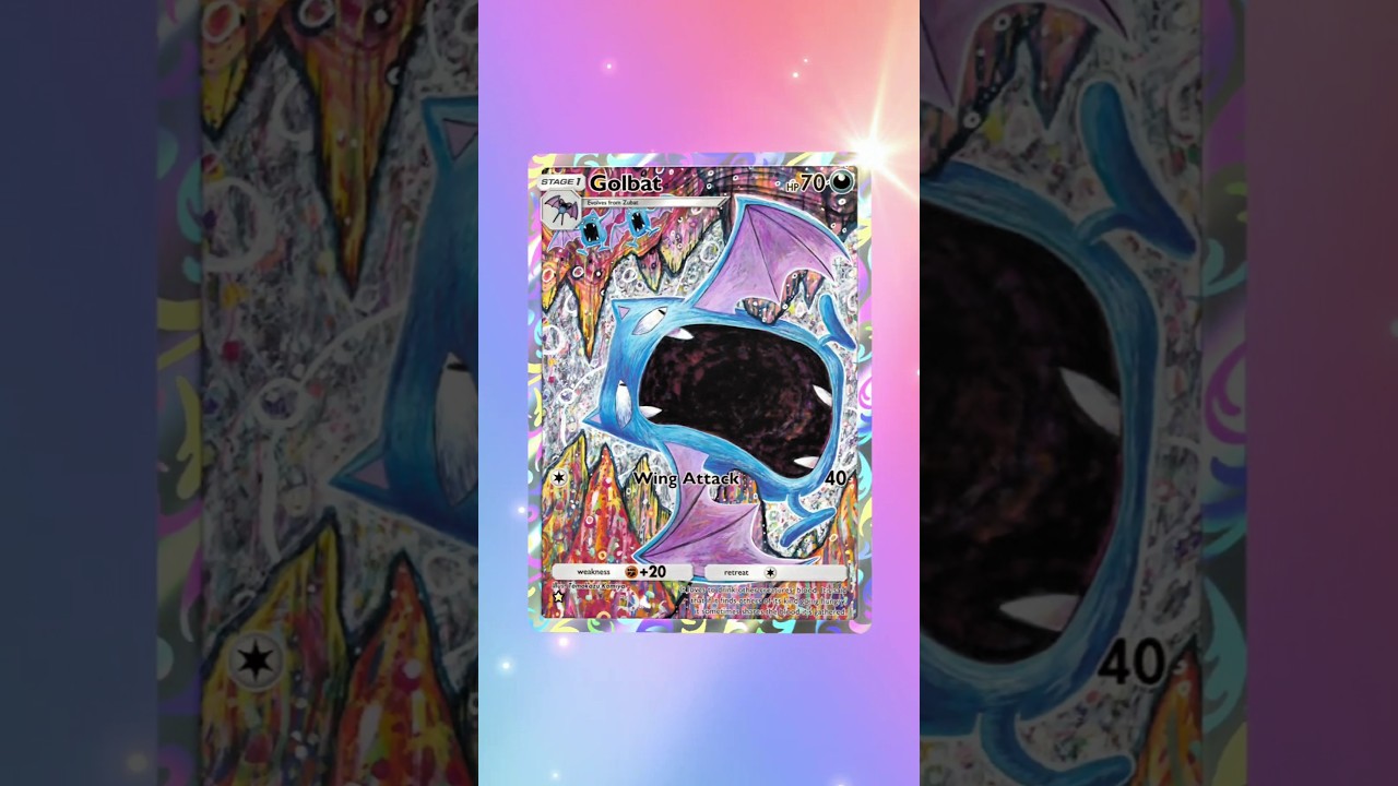 Golbat #golbat #pokemon #pokemoncards #nintendo #pokemontcg #pokémon #shorts #youtubeshorts #fyp