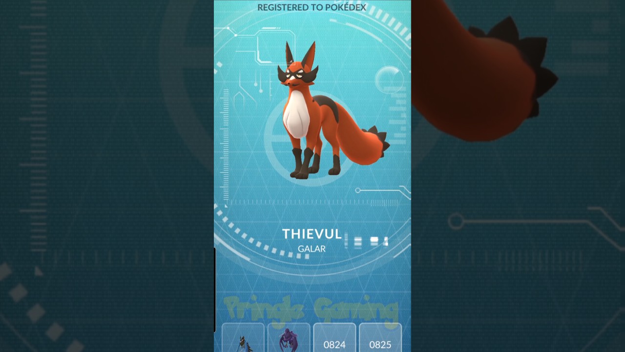 Nickit evolves into... #Thievul #pokemongo #pokemon #fox