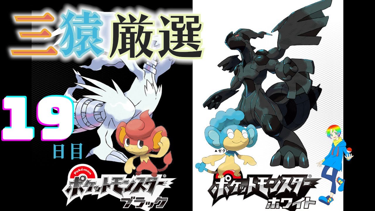 【ポケモンBW】バオップ・ヒヤップ(Shiny Wise Monkeys)厳選(19日目) 5400~