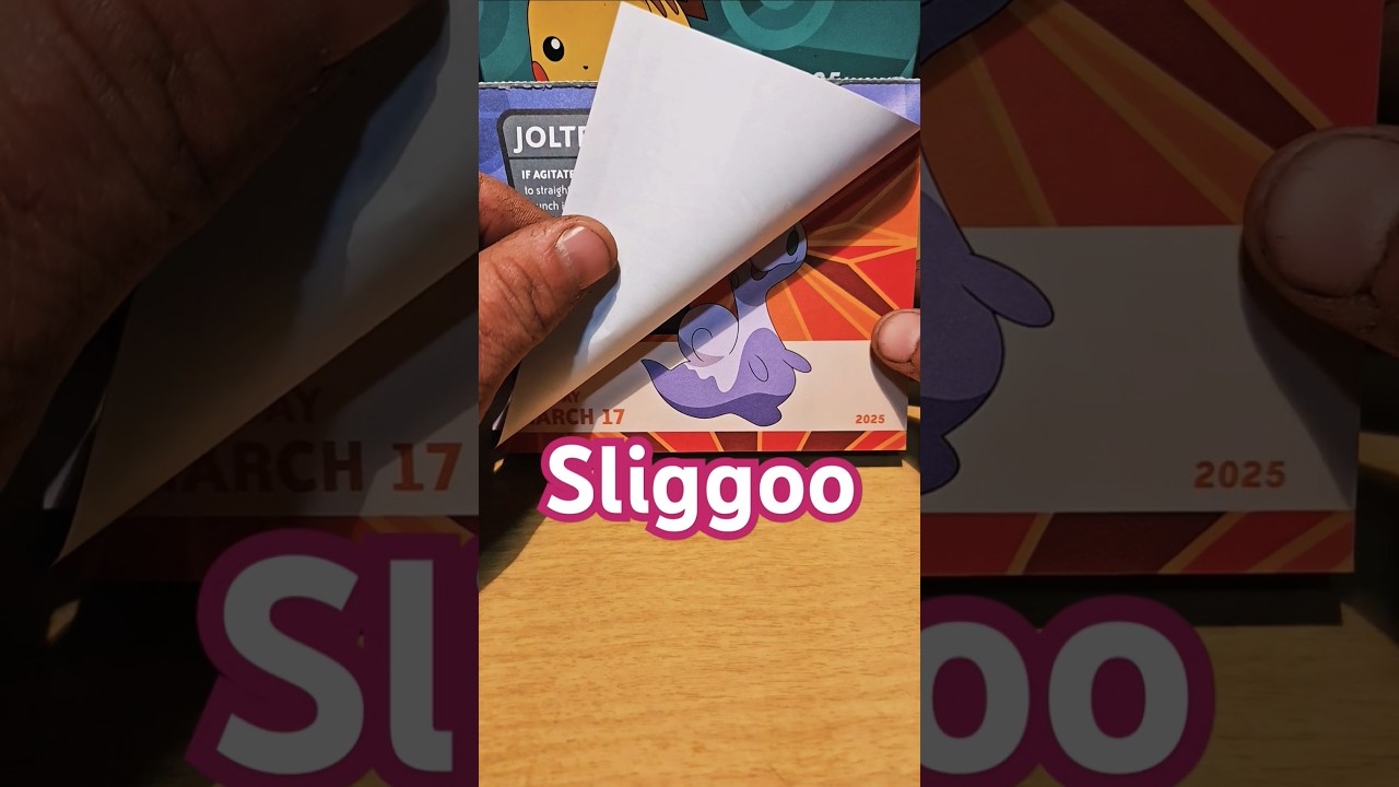 📆Monday March 17 2025 Sliggoo dragon type pokemon #Sliggoo #dragontype #pokemon  #dragontypepokemon