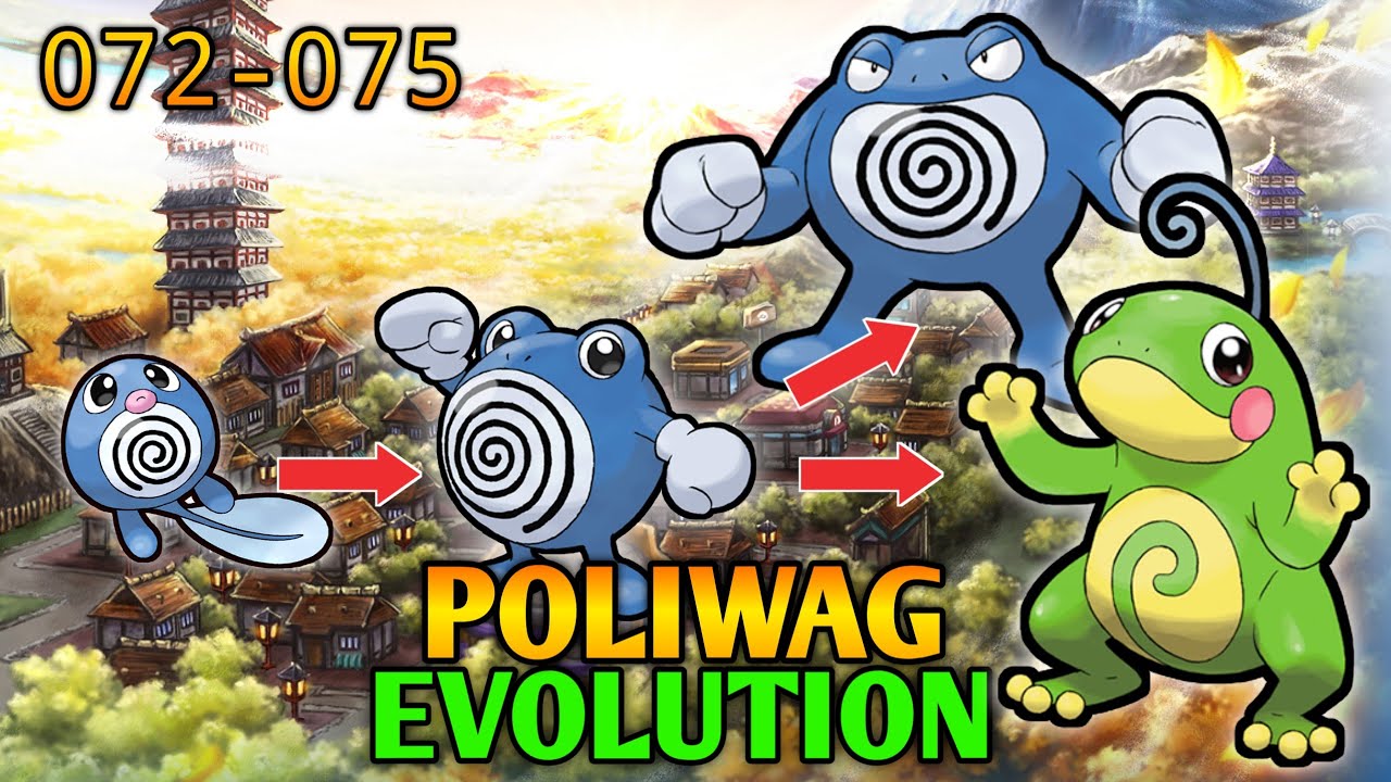 How To Evolve Poliwag Into Poliwrath And Politoad In Pokemon Heart Gold & Soul Silver | Johto Dex