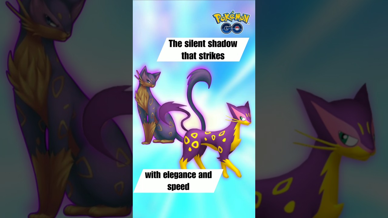 Liepard Pokemon | Dark-type Pokémon|Pokemon go #pokemongo #pokemon