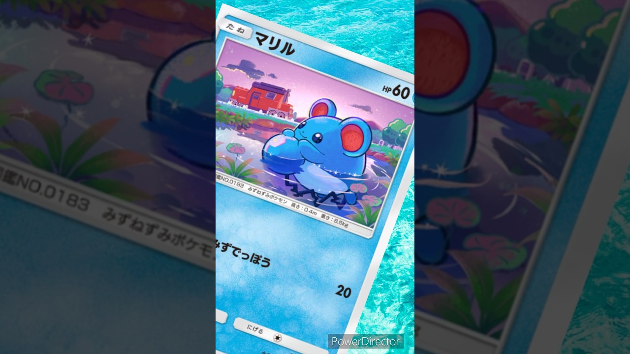 このマリルがかわいいのよ〜🥰✨【ポケポケ】#ポケポケ開封チャレンジ #ポケモン #pokemon