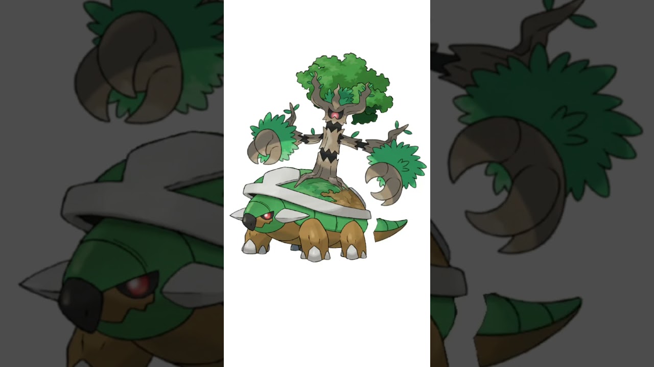 合成ポケモン。ドダイトス＋オーロットの共生モンスター　#ポケモンフュージョン #pokemon #改造ポケモン  #伝説のポケモン #御三家