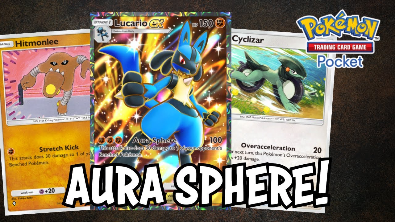 Lucario EX! Feat. Cyclizar/Hitmonlee! [Pokemon TCG Pocket]