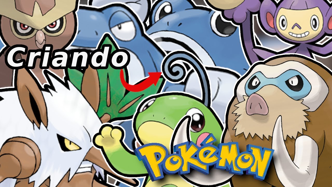 Criando Pokémon: Poliwhirl, Poliwrath, Politoed, Noctowl, Ambipom, Mamoswine y Shiftry!