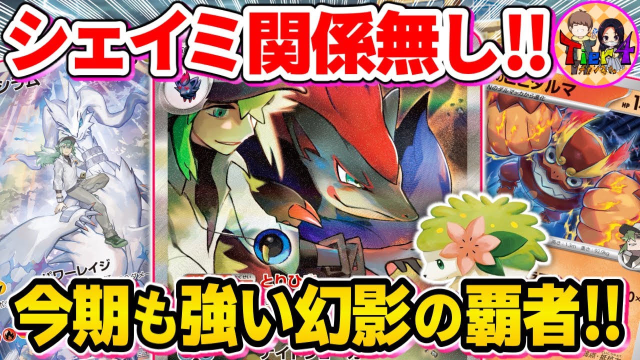 【ポケカ/対戦】ベンチ狙撃が出来なくても勝てます！今期のNのゾロアークexがまだまだ強い【ポケモンカード/Tier4チャンネル】