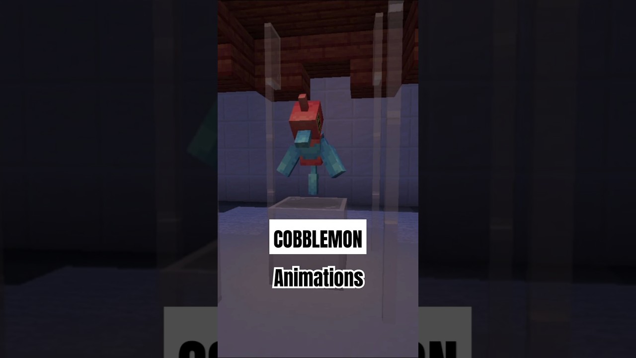 Porygon Z Animations:Cobblemon Minecraft Pokemon#cobblemon #pokemon #minecraft #animation #pixelart