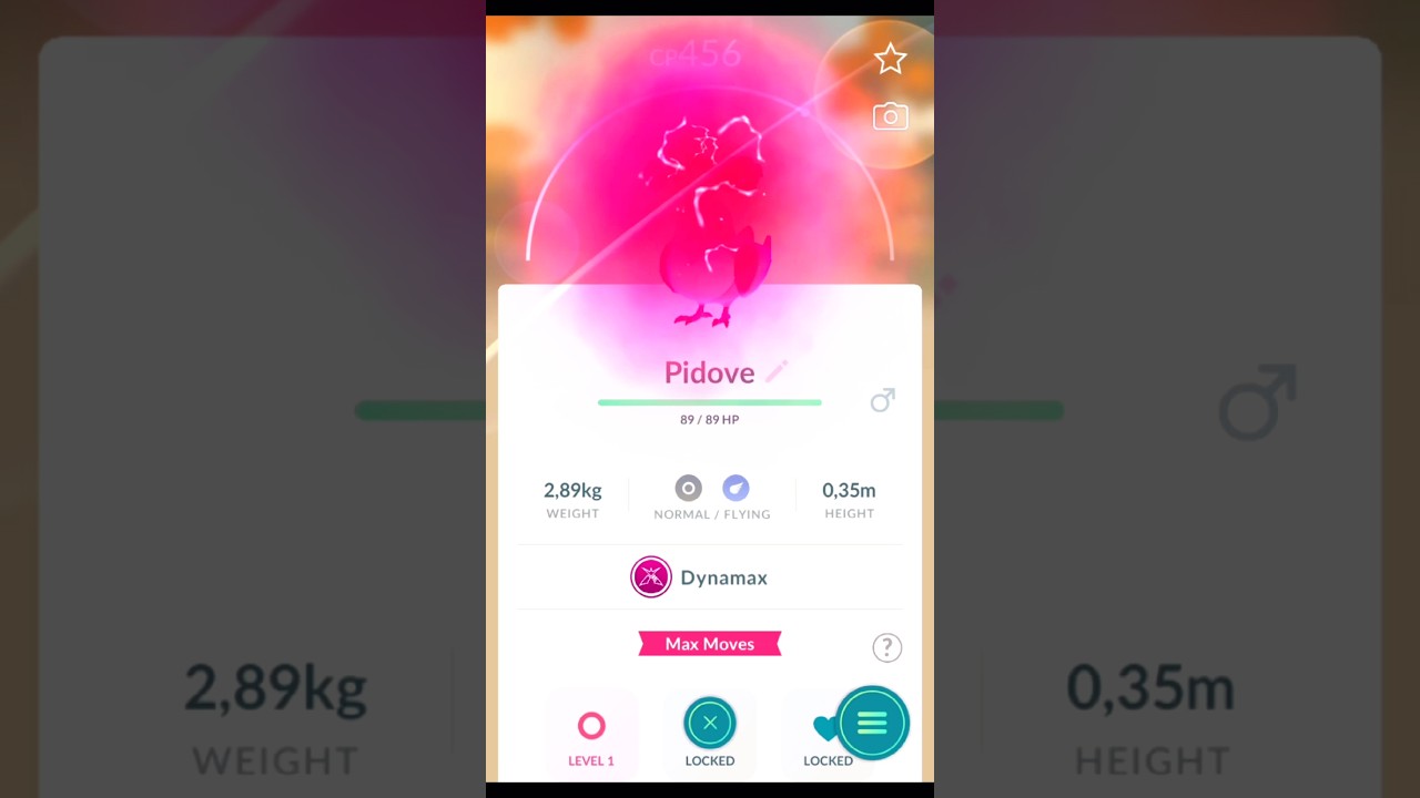 Dynamax Pidove with Full Evolution