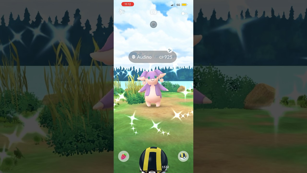 I caught a shiny  Audino