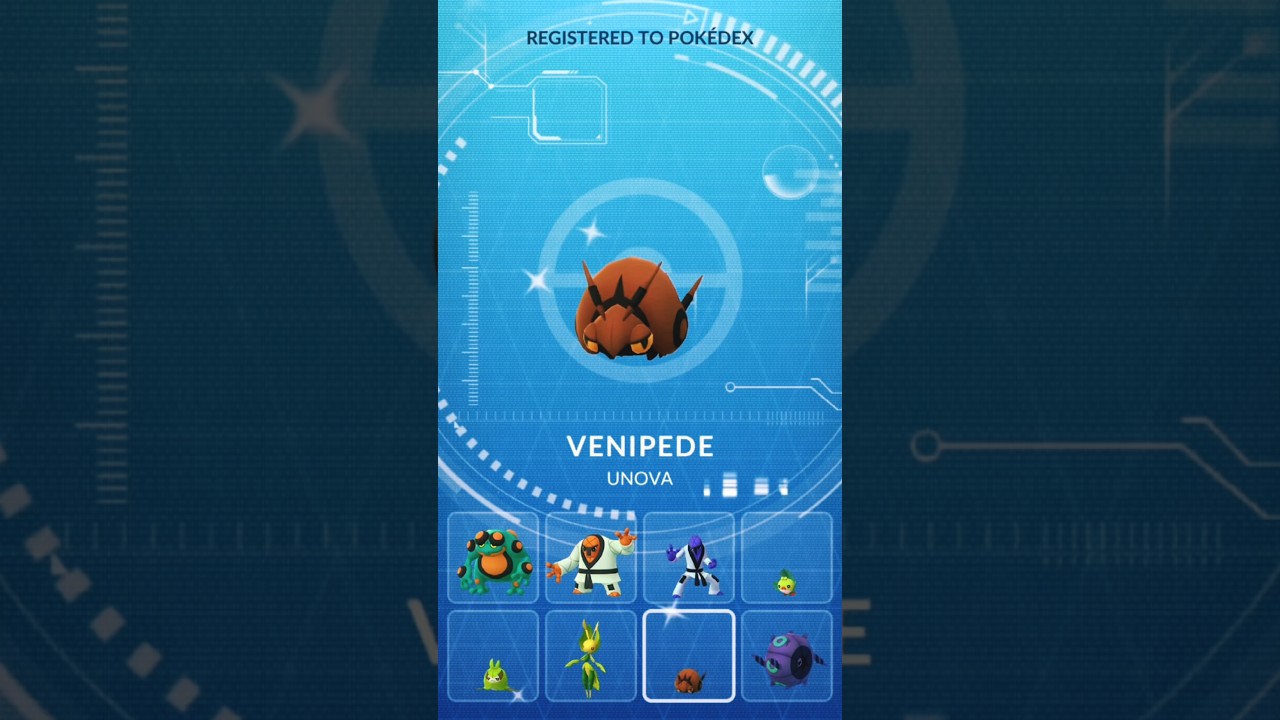 Shiny Venipede with Full Evolution